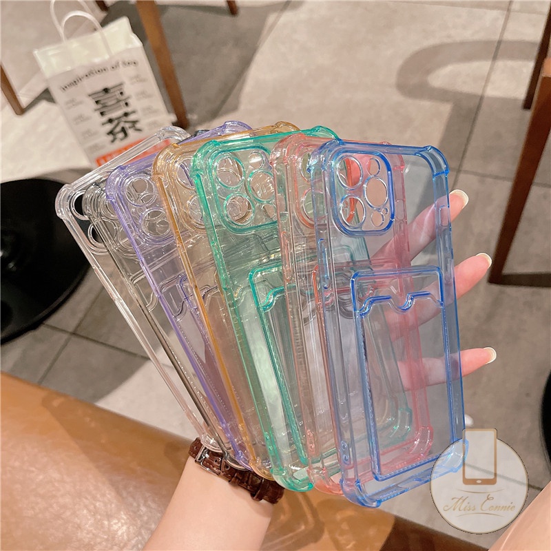 Xiaomi Mi 11 Lite POCO M3 POCO Redmi 9A A1 10 9 9C NFC Redmi Note9 10Pro Max Plus Dompet Mewah Slot Kartu Kredit Casing Ponsel