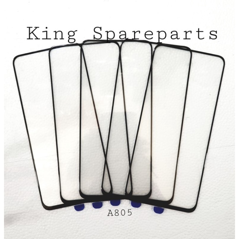 KACA GLASS LCD + LEM OCA SAMSUNG GALAXY A80 A805 ORIGINAL