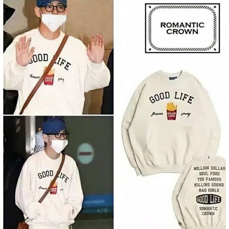 Romantic crown sweater