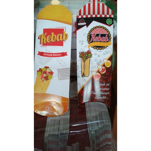 

➷ box kebab full colour medium (20x8.5) isi 100 ✾
