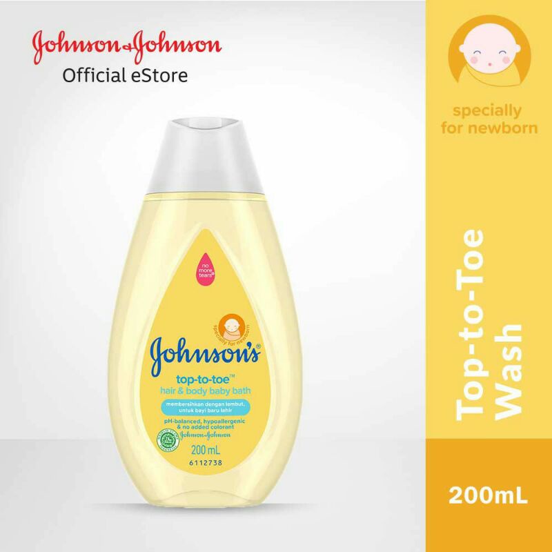 Johnson's Baby Top-To-Toe Wash 100 - 200 ML ORIGINAL 100%