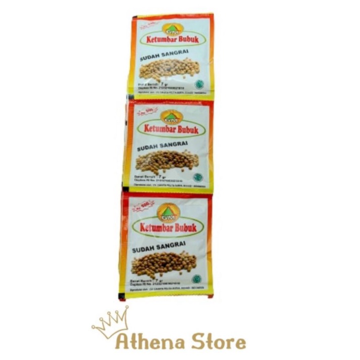 

[AS] Ketumbar Bubuk Sachet Cap GM (Renceng isi 12 pcs)