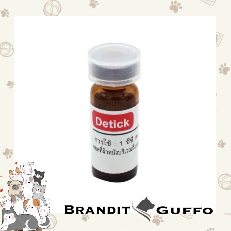 Detick obat kutu anjing kucing 1-10kg tetes cat dog caplax de tick original thailand anti kutu