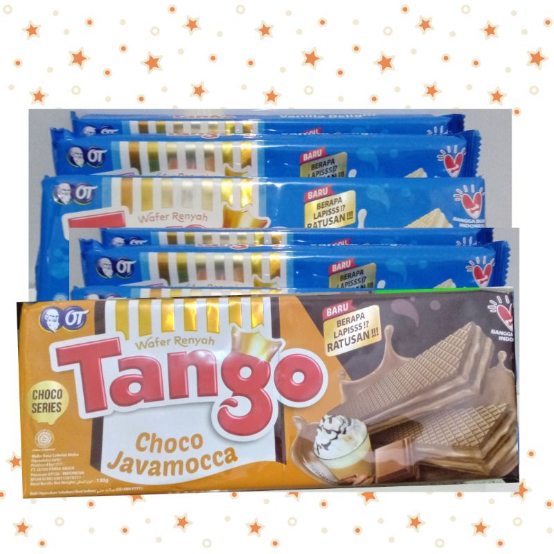 

WAFER TANGO CHOCO JAVAMOCCA NEW 130 G - TANGO ENAK - TANGO WAFER