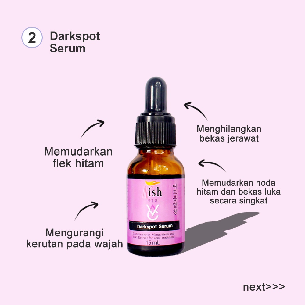 SERUM AISH | AISH SERUM ACNE/ DARK SPOT/ BRIGHTENING ASLI KOREA