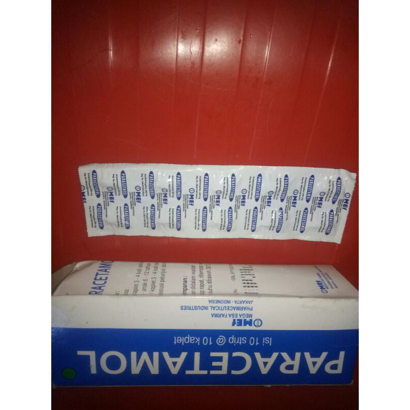 

Obat Paracetamol isi 10 kaplet