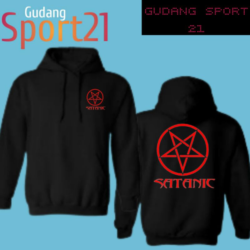 jaket hoodie satanic hoodie satanic