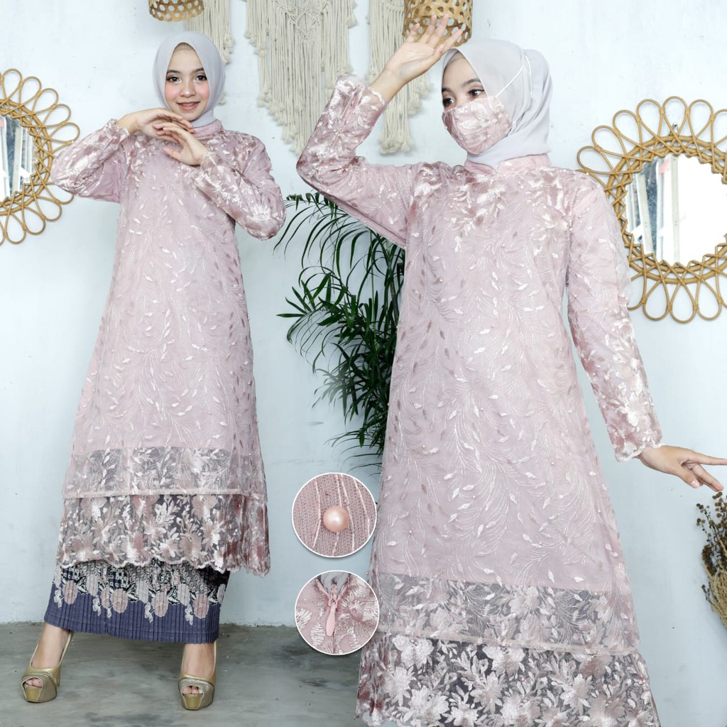 Long Tunik / Kebaya Tunik Tingkat / Kebaya Tunik / Kebaya Pesta / Kebaya Modern / Kebaya Kondangan