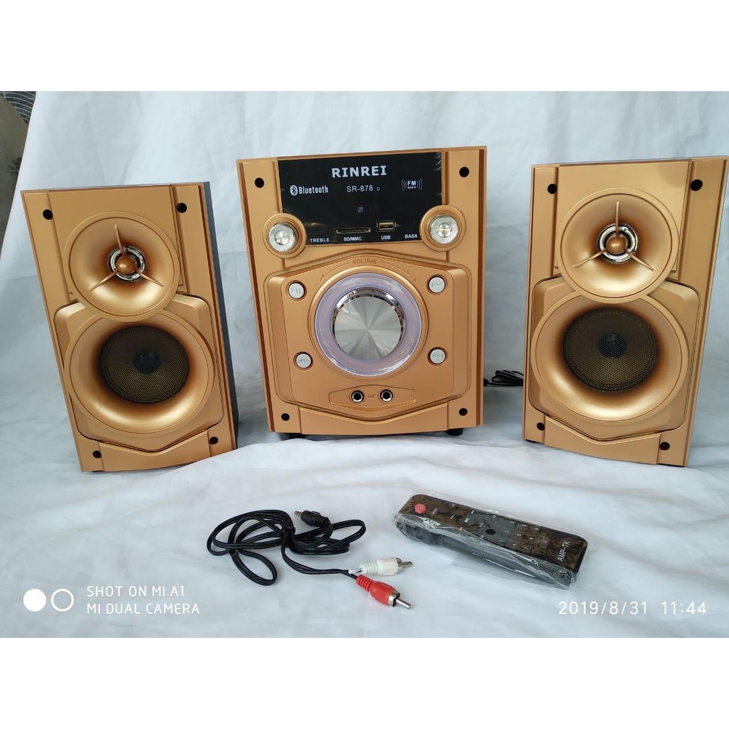 Speaker Aktif Rinrei SR-878D Salon Aktif Subwoofer Bass Bluethooth / Speaker Bluetooth Multimedia Rinrei SR-878D - Bayar di Tempat