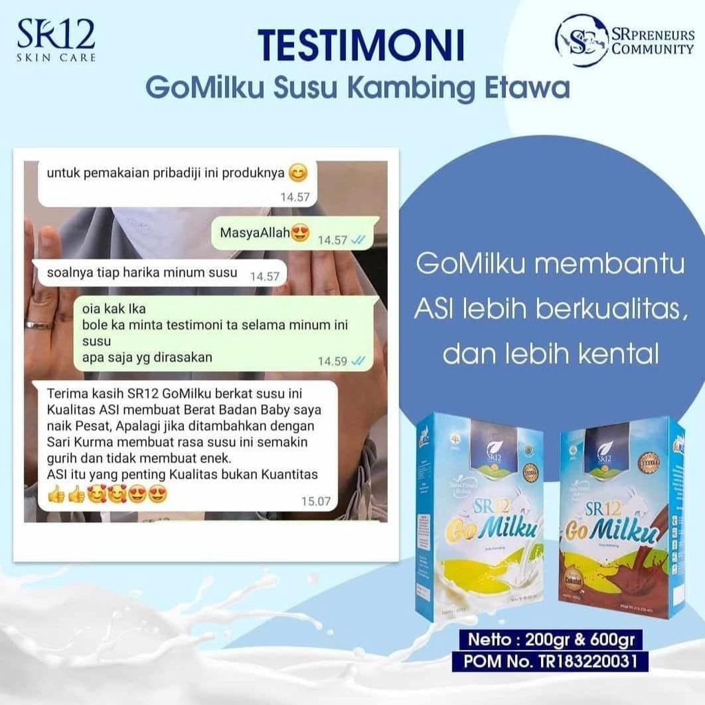 SUSU IBU HAMIL SUSU IBU MENYUSUI ASI BOOSTER PENAMBAH PRODUKSI ASLI SUSU TANPA GULA