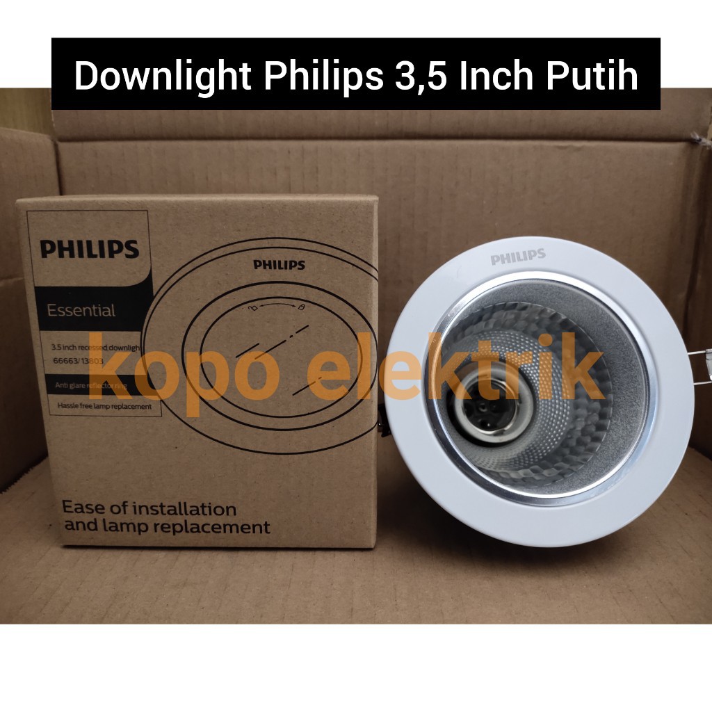 Downlight Philips 3.5 inch Putih 3,5 inch