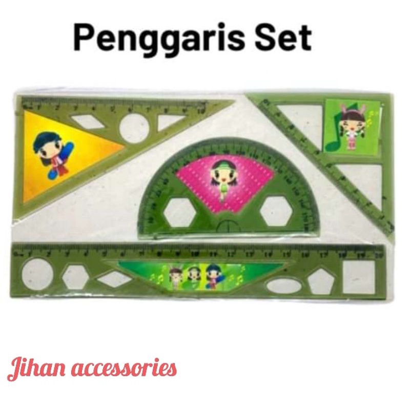 

PENGGARIS SET ISI 4 / MISTAR SET ISI 4