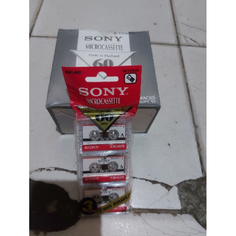 Sony MC-60 MC60 Microcassette Blank Tape