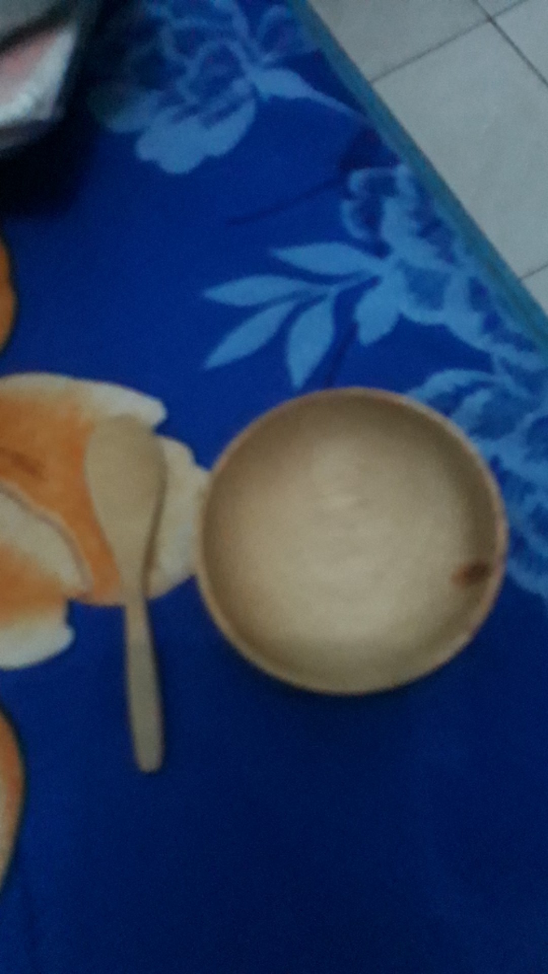 1 Set Mangkok Kayu Dmt 8cm + Sendok Pj 10cm Atau 12cm / Mangkok Masker/ Mangkok Sambal