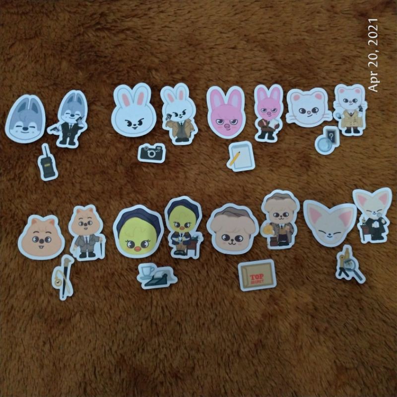 SHARING STICKER SKZOO STRAY KIDS FANMEETING GOODS