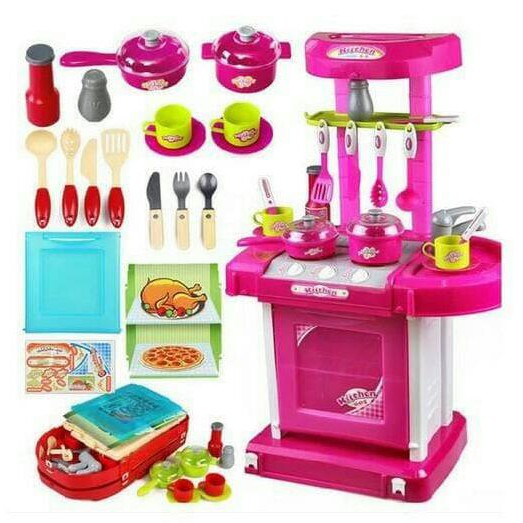 MAINAN PERLENGKAPAN MASAK ANAK ADA OVEN KOMPOR MAINAN KADO ANAK