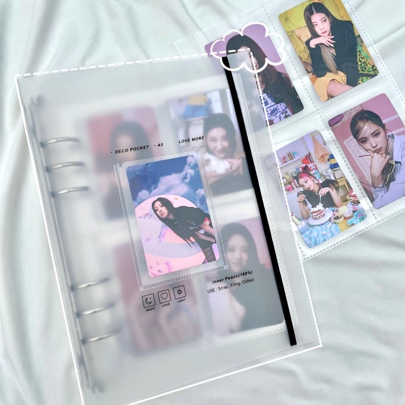 

[HARU] Heart Hard Case / Binder Photocard A5 6 ring / A5 KPOP Album Photocard PC
