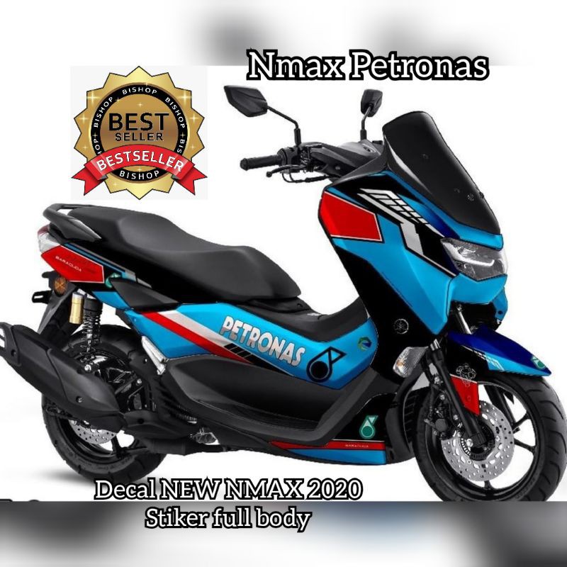 Decal Nmax new 2020 sticker full body motif petronas biru kode 898
