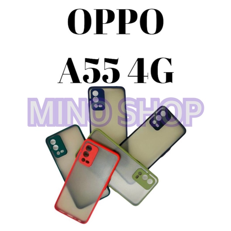 SOFTCASE OPPO A55 4G - HARDCASE DOVE MYCHOICE + PC - AERO CASE