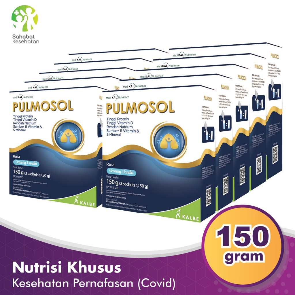 

Bundle 10 Box Pulmosol - Susu Nutrisi Kesehatan Pernapasan
