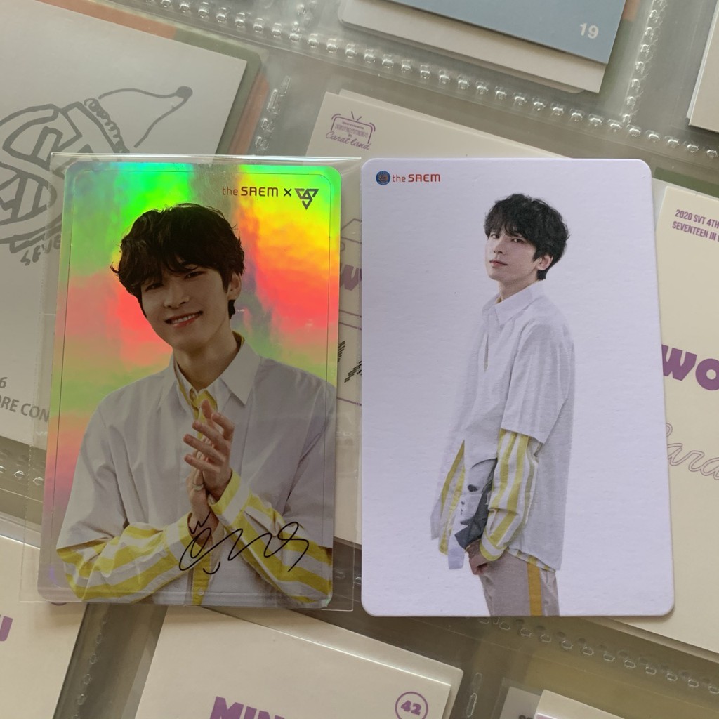 The Saem Wonwoo Photocard