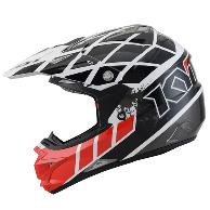 KYT Cross Over Net Cross White Black Red