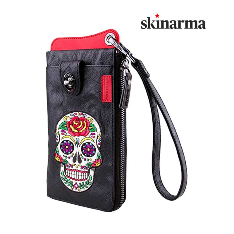 Skinarma Irezumi Travel wallet Rocker - Black - Dompet Jalan / Dompet HP / Dompet Slempang