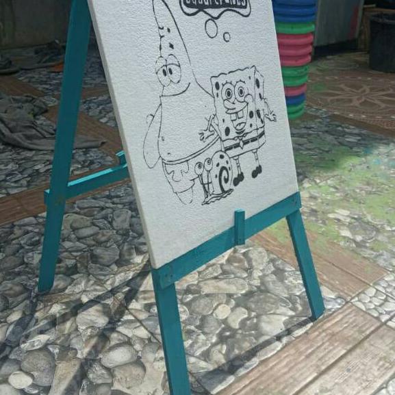 

Bagus Banget.. meja lukis/jingkrak lukis styrofom