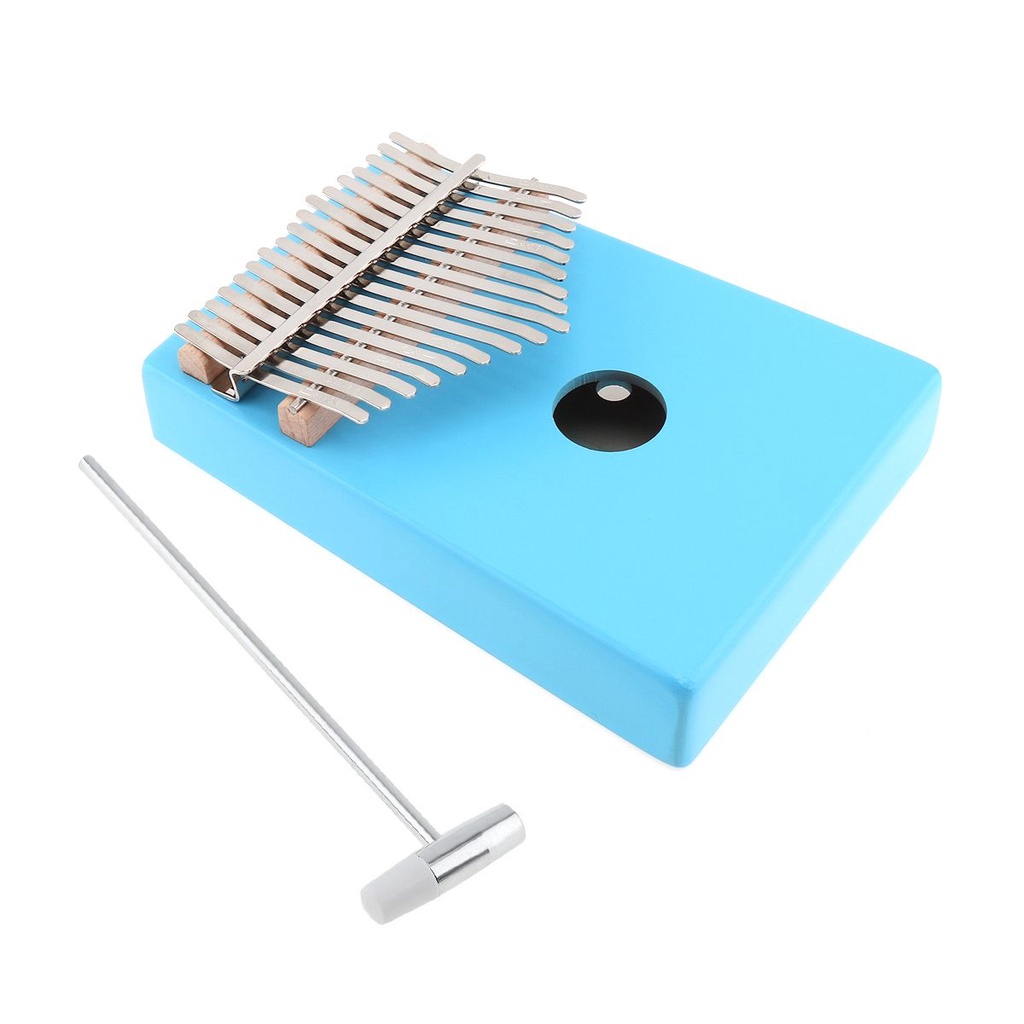 Kalimba Piano Jempol 17 Kunci Bahan Kayu Pinus 3 Warna