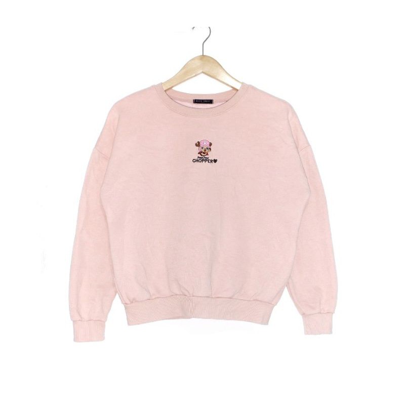 Black Sugar Jonyjony Chopper Pink Crewneck