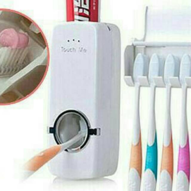 NEW TOOTHPASTE DISPENSER &amp; BRUSH