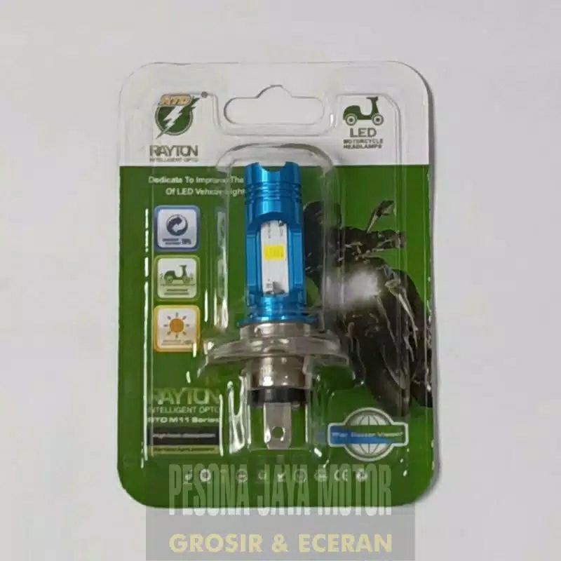 Lampu Depan Led H6 Bolam Lampu Depan Led Kaki 1 Universal Motor Bebek &amp; Matic Vario,Beat,Mio,Jupiter,Vega,Supra Dan Motor Lain Nya