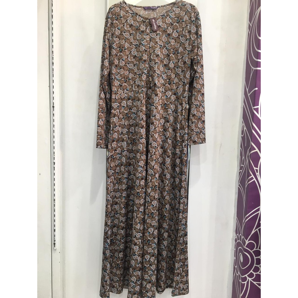 gamis wanita gamis elzatta gamis jersy gamis motif gamis spandek busui Adra Paisley