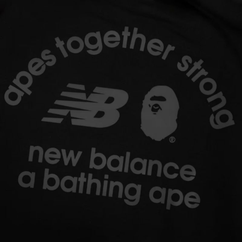 jaket sweater hoodie bape x new balance premium