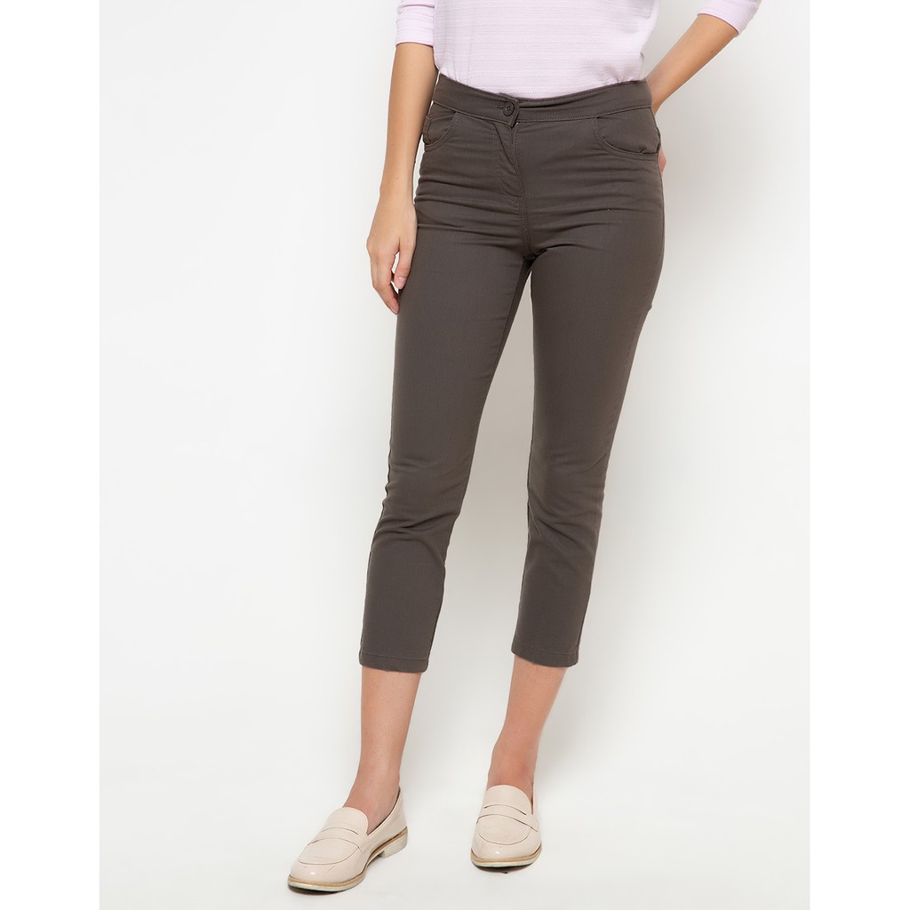  Connexion  Celana  Panjang Ankle Stripe Elastic Waist 