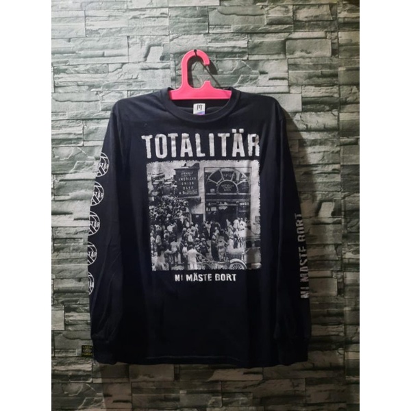 kaos band long Sleeve band totalitar