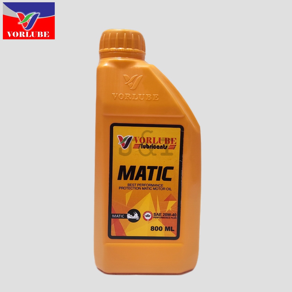 Oli Vorlube Matic SAE 20W-40 API SF 0.8 Liter