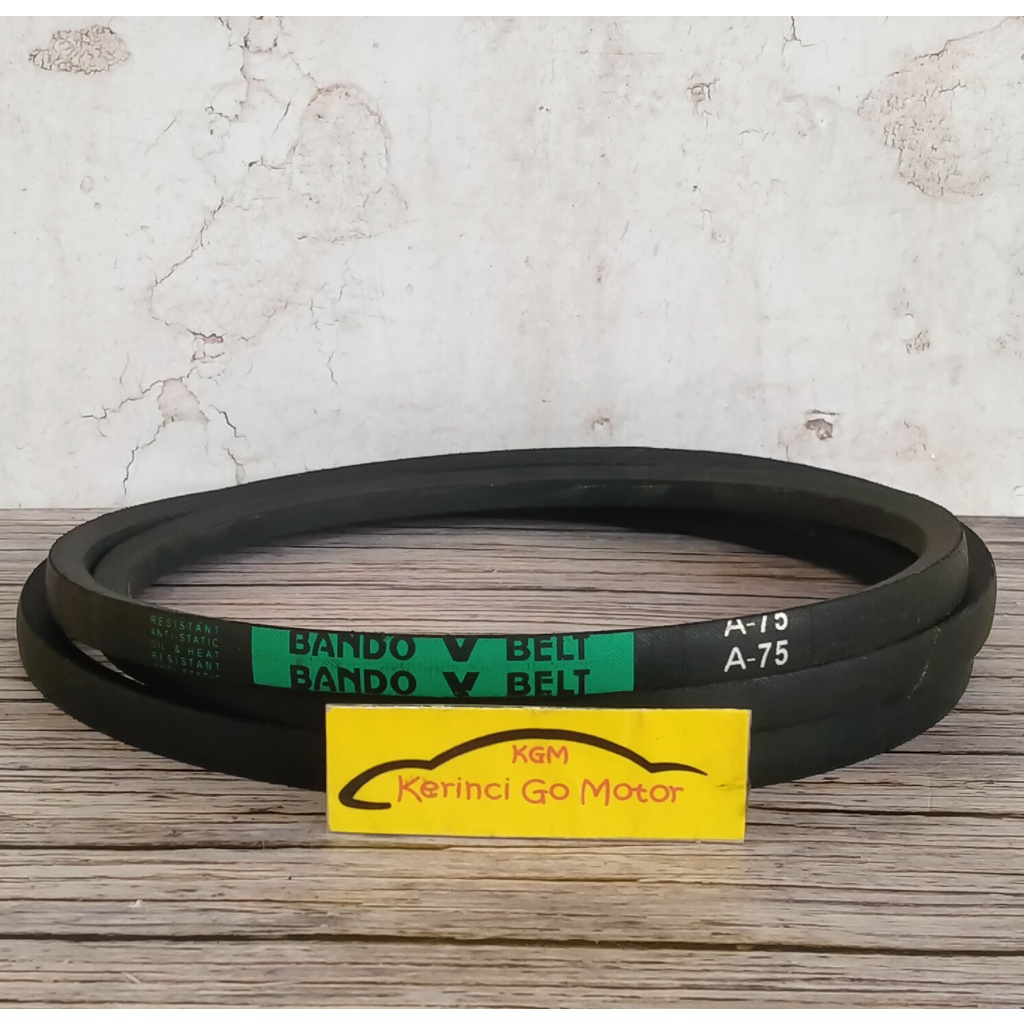 BANDO VAN BELT A-75 V BELT TALI KIPAS A75 FAN BELT VANBELT POLOS A-75