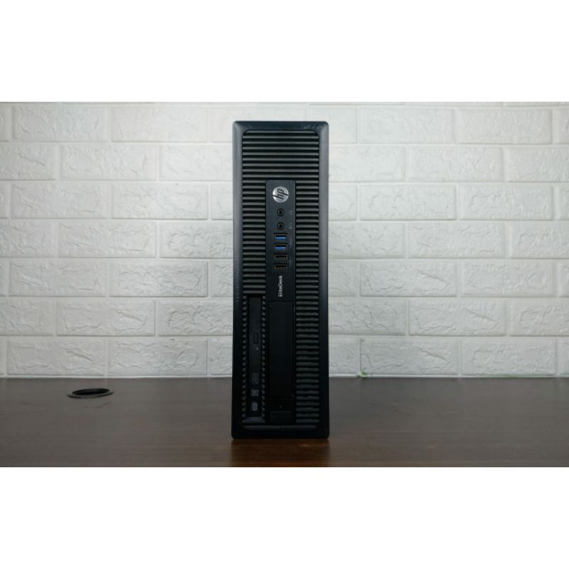 Paketan PC HP Elitedesk 800G1 Sff Core i5 Gen4 Ram 4GB HDD 500GB Lcd 19in Wide Berkualitas