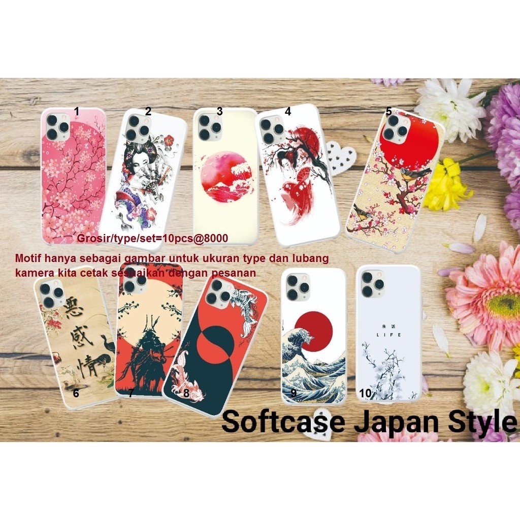 case SOFTCASE JAPAN handphone HUAWEI NOVA 5T IPHONE 8G INFINIX NOTE 7 HOT 8,tipe lain cek dideskrips