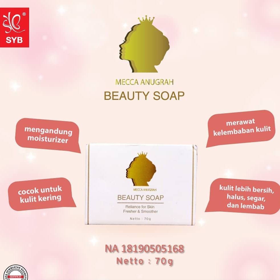 BPOM MECCA ANUGRAH BEAUTY SOAP - SABUN BATANG MECCA