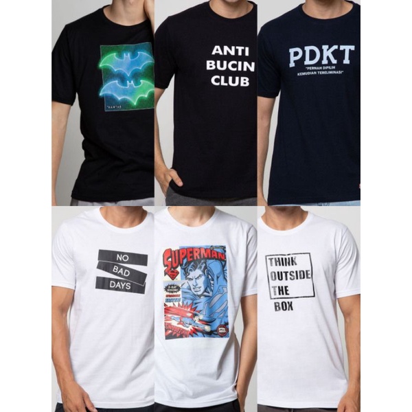 Kaos pria merk T zone uk.  M, L, XL ( LOS11)