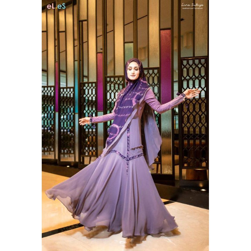 LINA SUKIJO/Advika Set by Lina Sukijo/Syar'i Branded/Syar'i Elegant/Set Syar'i