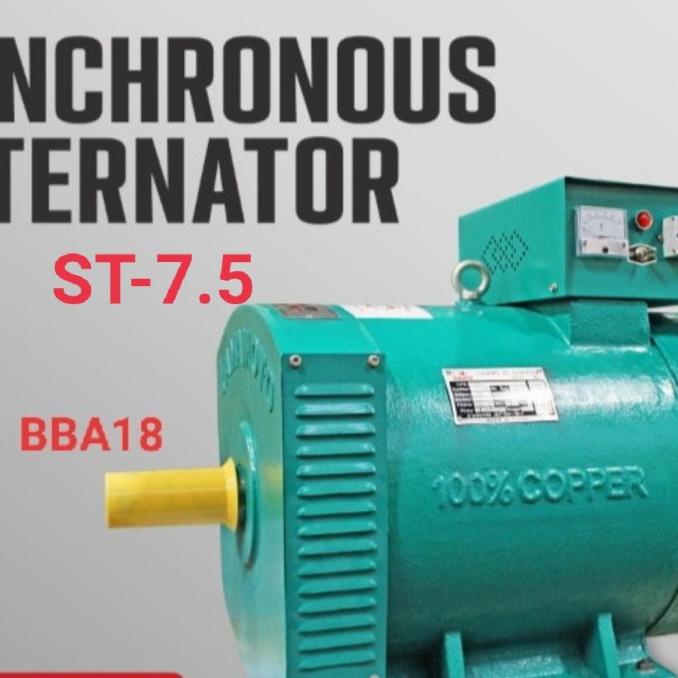 YAMAMOTO ST-7,5Kw Dinamo Alternator 100% Tembaga