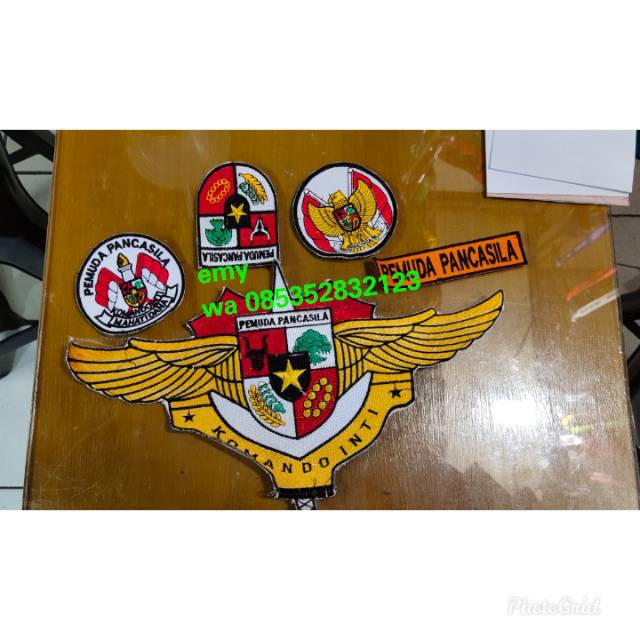 Logo bordiran/bordir PP pemuda pancasila