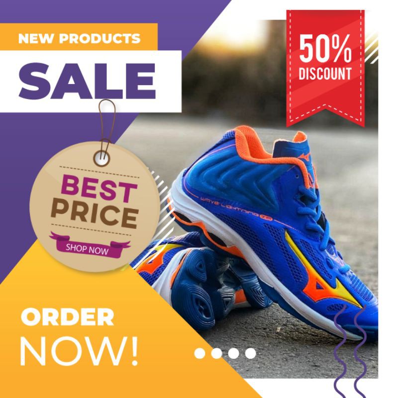 SEPATU VOLI MIZUNO WLZ 6 - SEPATU VOLI WLZ 6 MID - SEPATU MIZUNO WLZ 6 - SEPATU MIZUNO WLZ 6 MURAH -