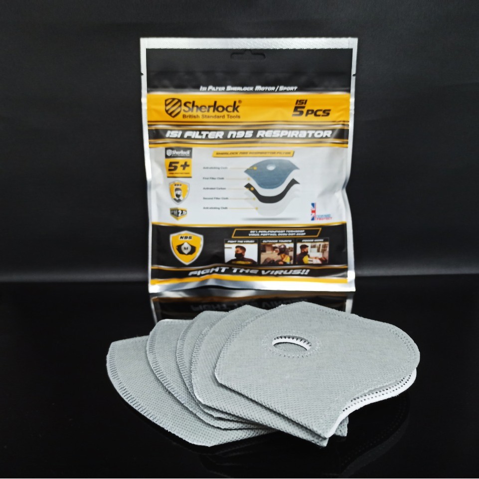 Refill Filter FM 2.5 / Filter MAsker Sport 5 pcs / Refill N95 5 Ply Sherlock
