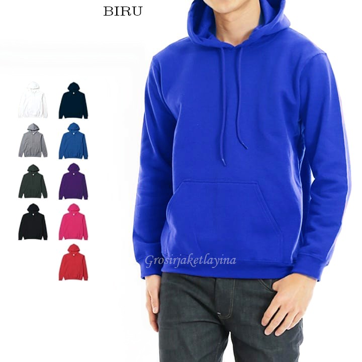 JAKET HOODIE POLOS JUMPER JAKET HOODIE JAKET ABU TUA POLOS M L XL XXL PRIA WANITA grosirjaketlayina