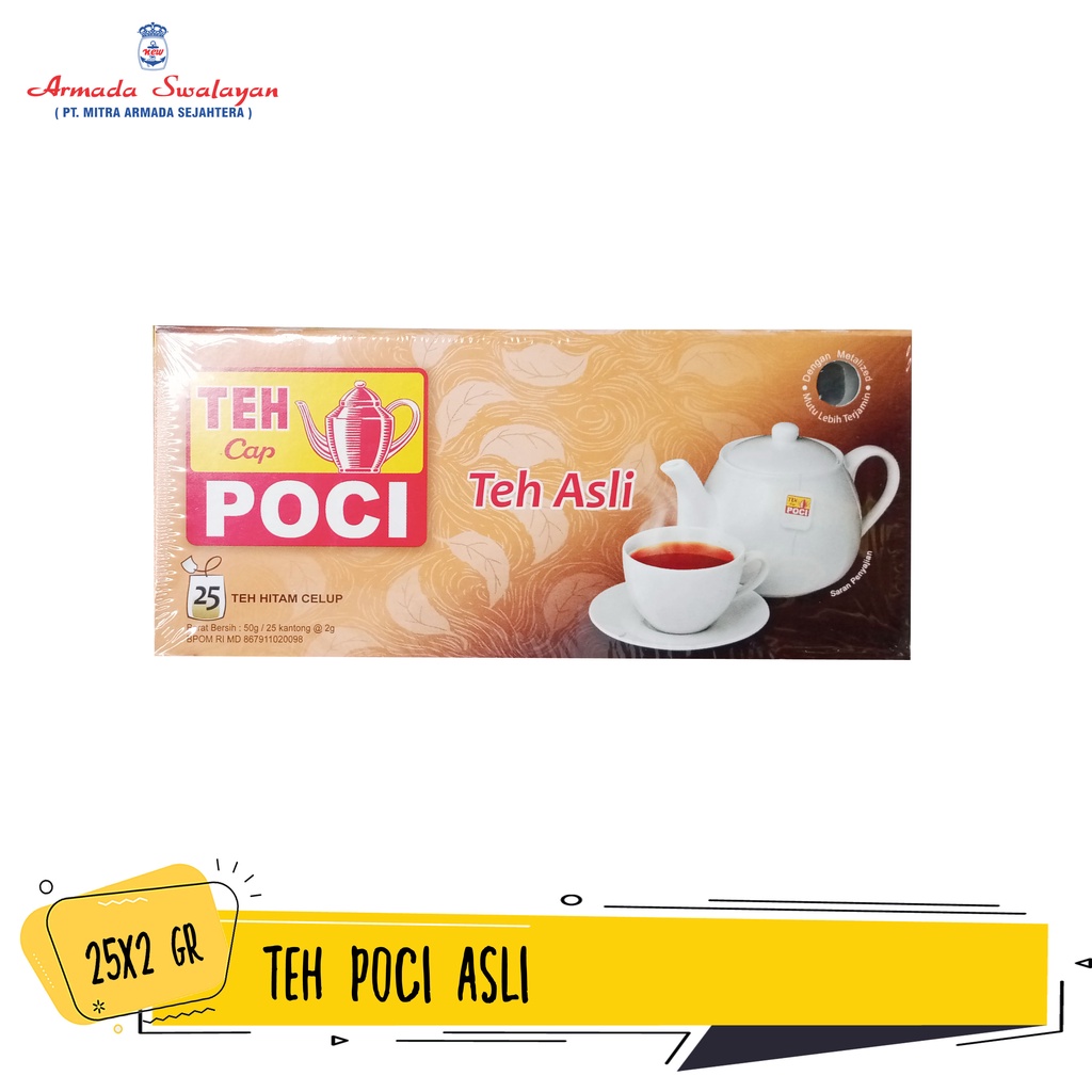 

Teh Celup Cap Poci | Asli Melati Lemon | All Varian 50gr