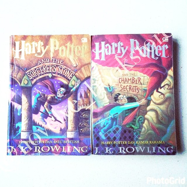 [ORIGINAL] Harry Potter Batu Bertuah dan Kamar Rahasia 1 & 2 Novel Terjemahan